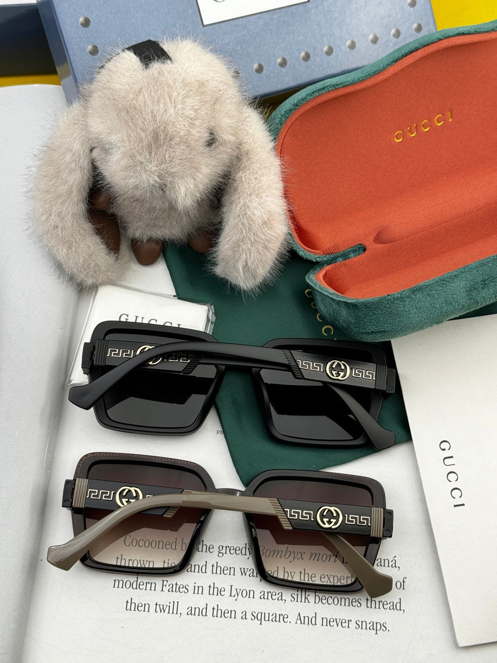 SQUARE FRAME SUNGLASSES G6130 IN ACETATE