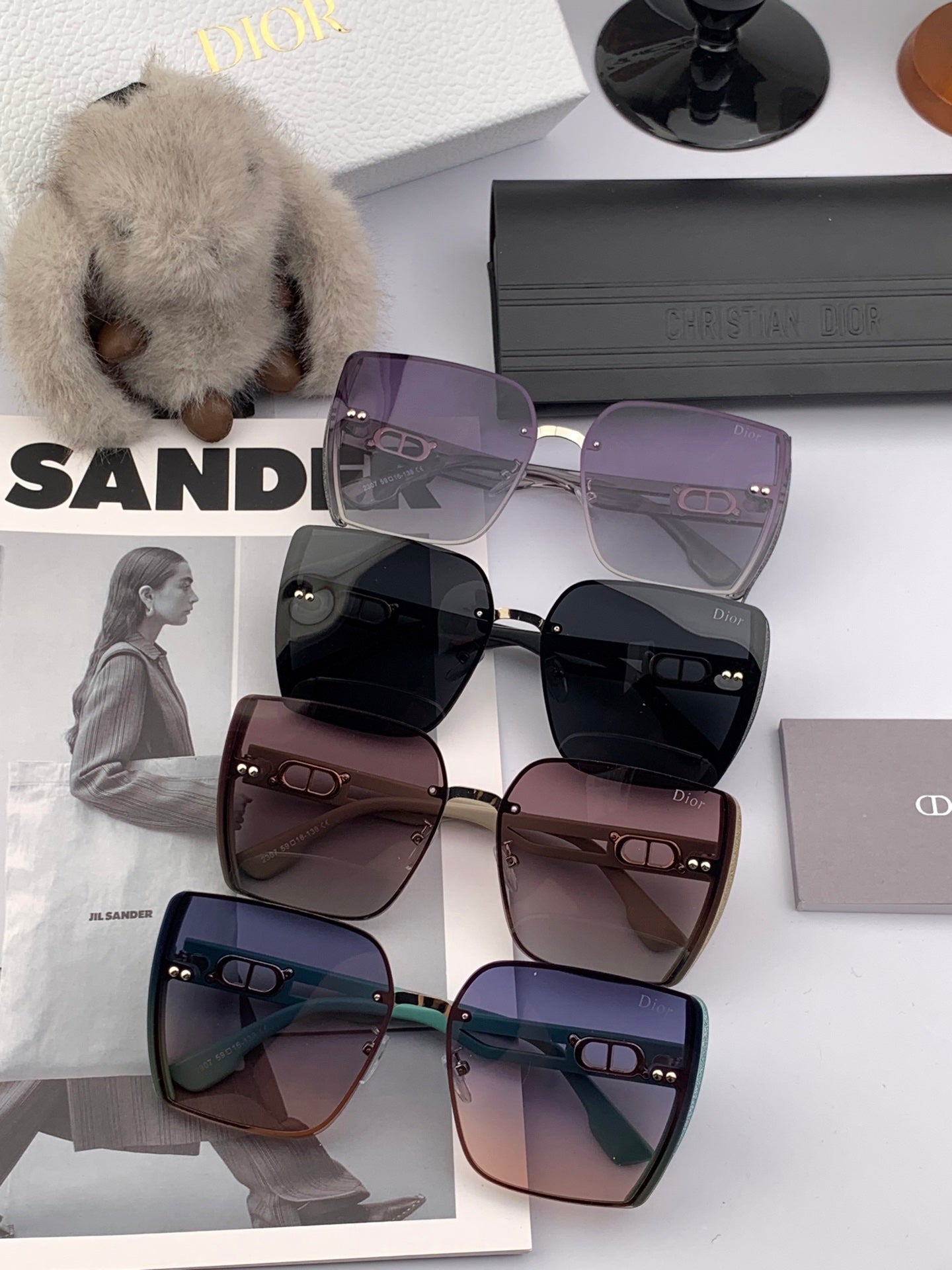DIOR MONTAIGNE SUNGLASS D7230 IN ACETATE