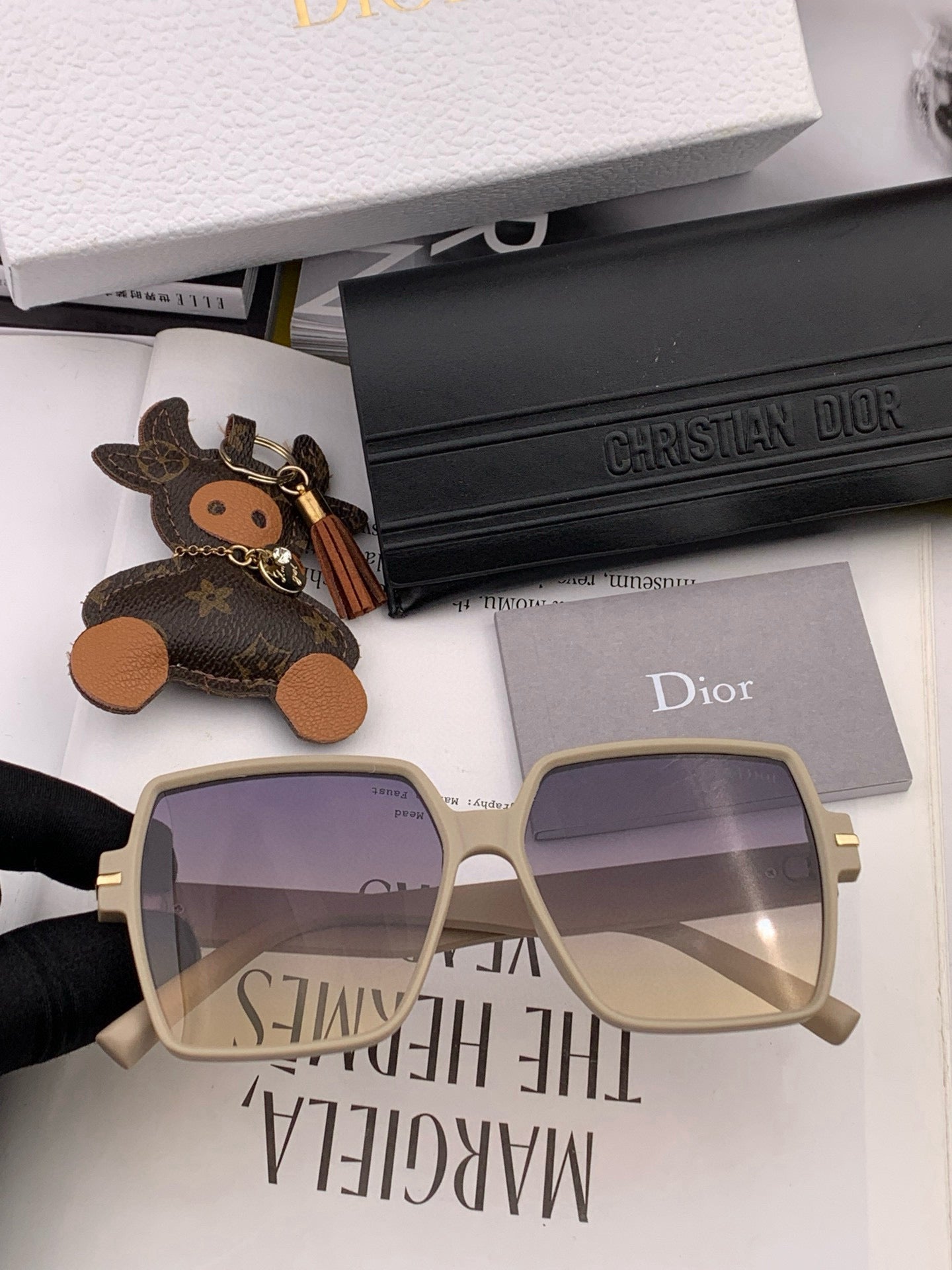 DIOR MONTAIGNE SQUARE SUNGLASS CD4780 IN ACETATE