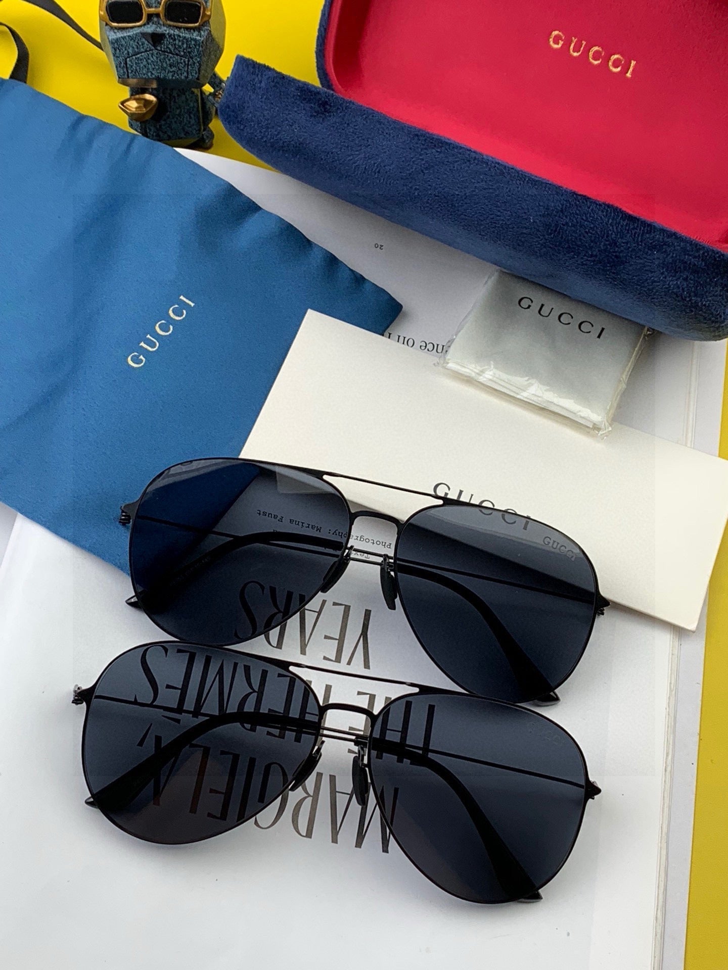 AVIATOR FRAME SUNGLASSES 5800 IN METAL