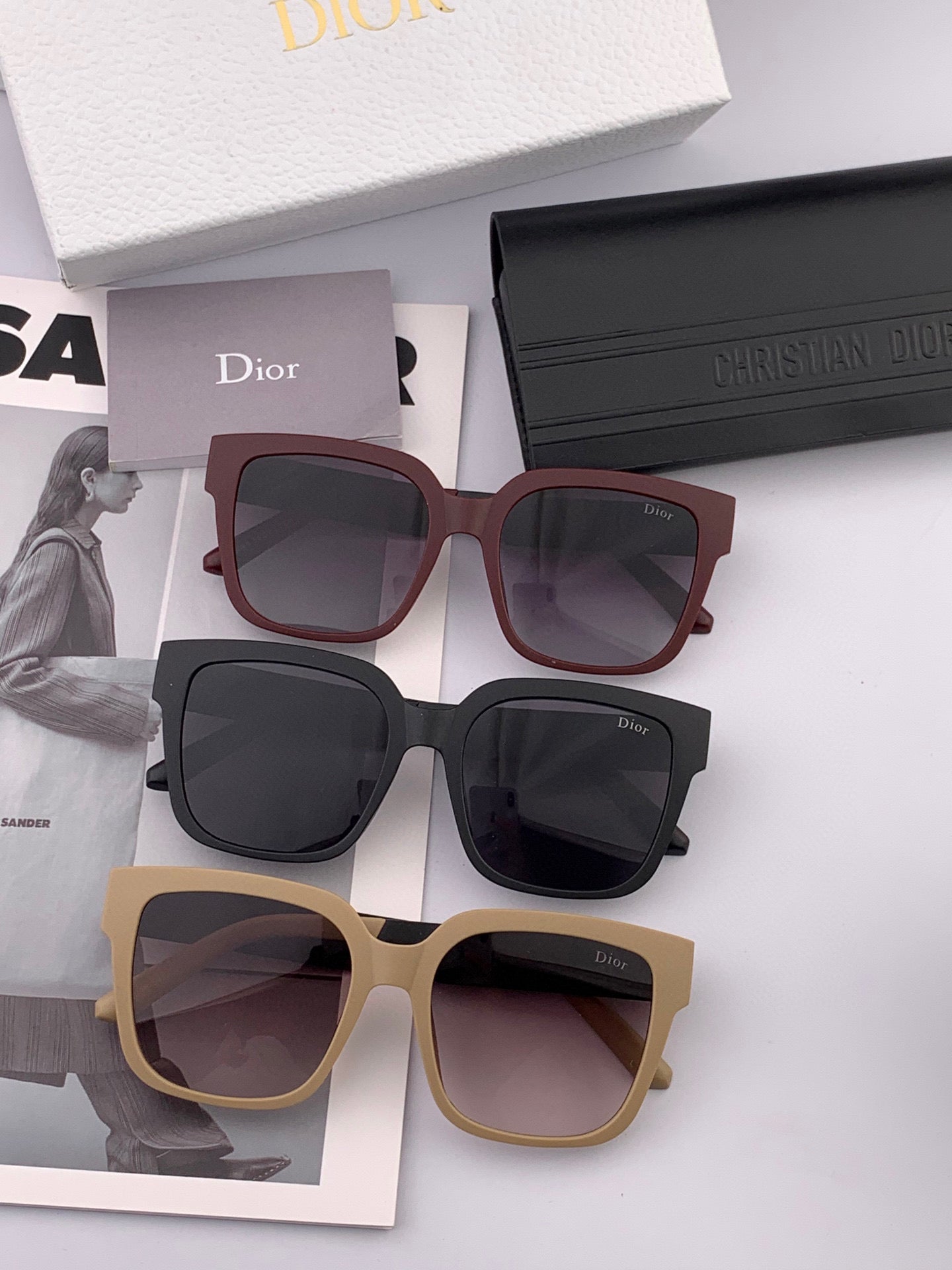 DIOR MONTAIGNE SUNGLASS D8304 IN ACETATE